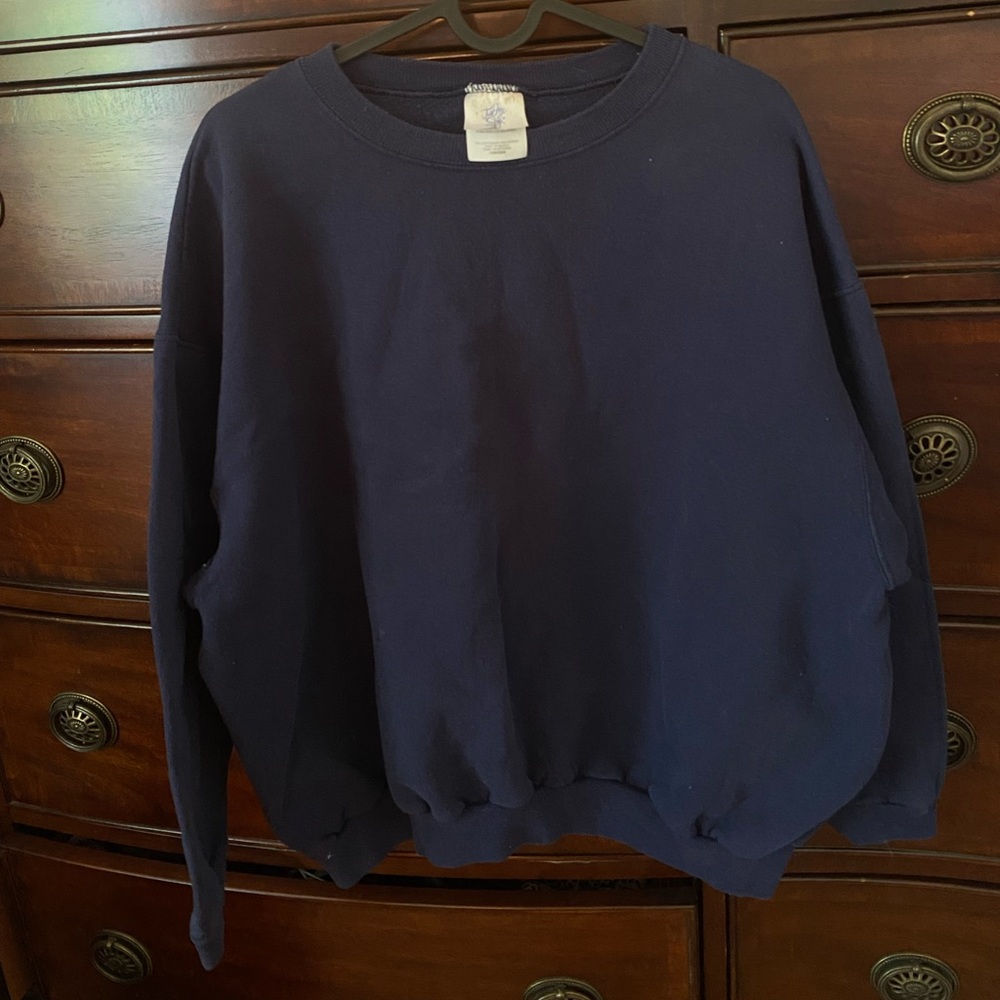 Navy blue sweatshirt